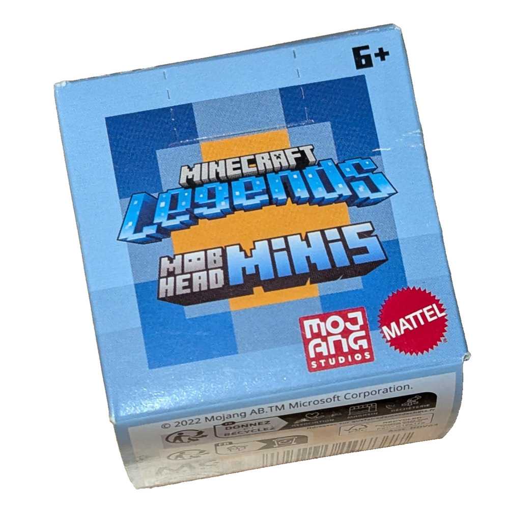 Minecraft Legends Mob Head Minis Mystery Box Figure New Mattel Mojang Toy Age 6+